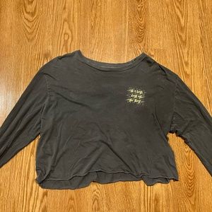 RVCA - Cropped long sleeve shirt- XL